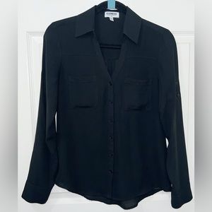 Express Black Womens blouse Size Small